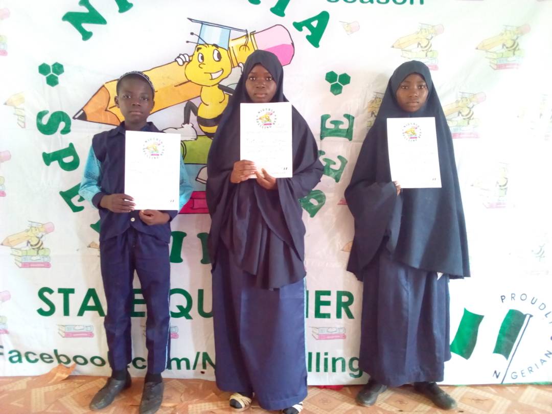 students collected awards