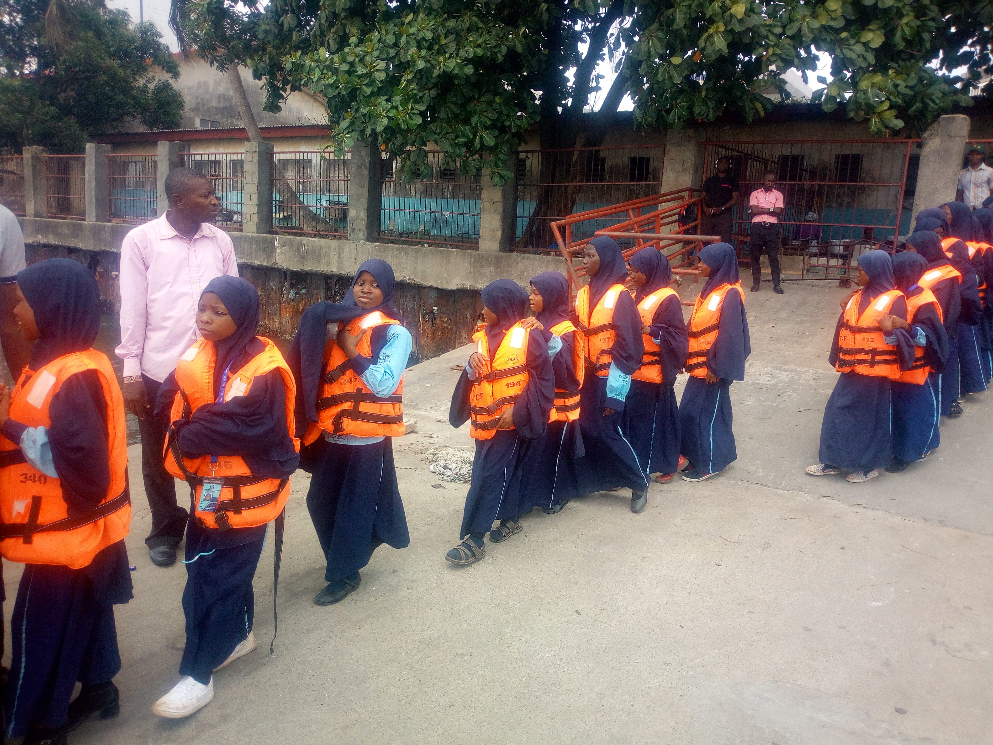 students on excursion